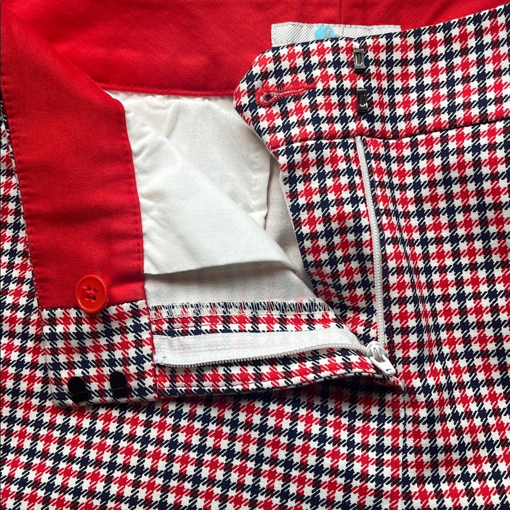 Boden Richmond Red White & Blue Trousers Pants - Picture 8 of 11